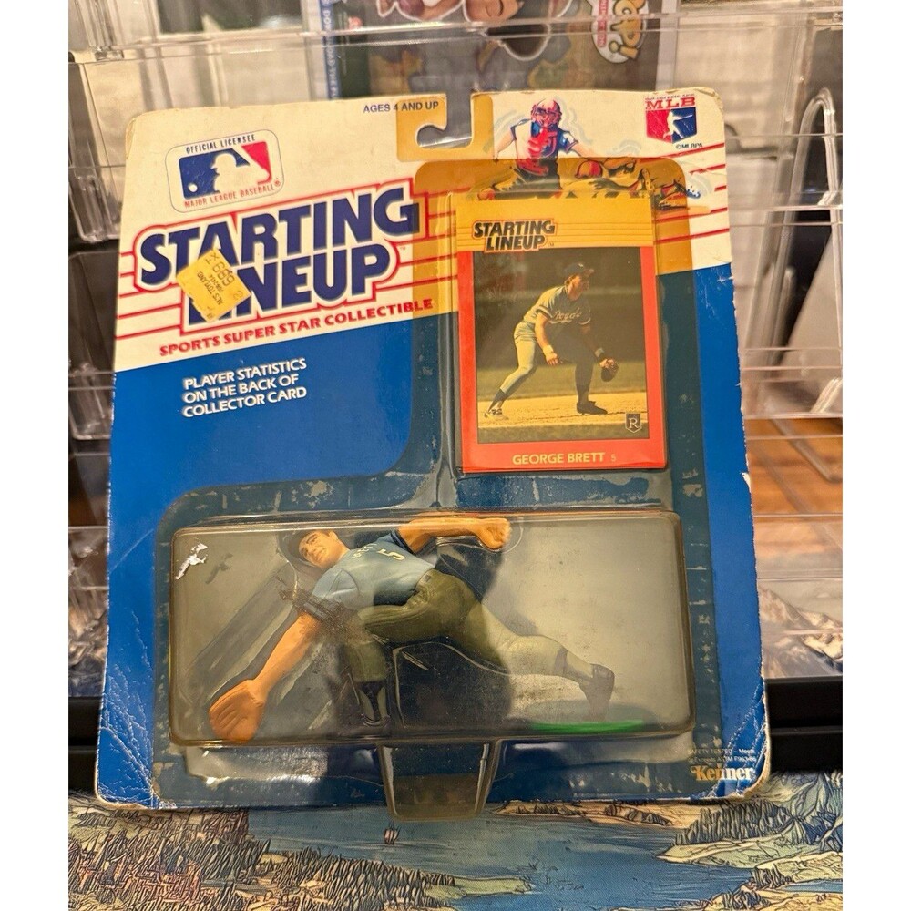 1988 Kenner Starting Lineup George Brett Kansas City Royals Figure Card Sealed